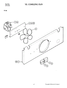 04 - Cooling Fan parts for Jenn-Air Oven W146 from AppliancePartsPros.com
