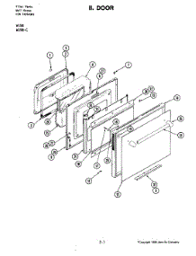 03 - Door (W198w) parts for Jenn-Air Oven W198W from AppliancePartsPros.com