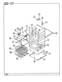 05 - Oven parts for Jenn-Air Oven 21137 from AppliancePartsPros.com