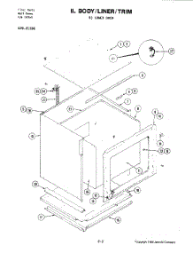 04 - Body parts for Jenn-Air Oven 21336 from AppliancePartsPros.com