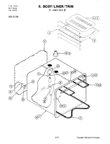 05 - Body parts for Jenn-Air Oven 21336 from AppliancePartsPros.com