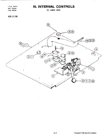 11 - Internal Controls (Lower) parts for Jenn-Air Oven 21336 from AppliancePartsPros.com
