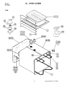 07 - Oven Liner parts for Jenn-Air Oven W188 from AppliancePartsPros.com
