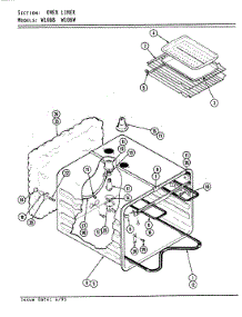06 - Oven parts for Jenn-Air Oven W106W from AppliancePartsPros.com