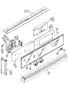 Control Panel parts for Jenn-Air Oven 21138 from AppliancePartsPros.com