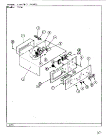 02 - Control Panel parts for Jenn-Air Oven 21136 from AppliancePartsPros.com