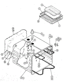 Oven Liner parts for Jenn-Air Oven W156 from AppliancePartsPros.com