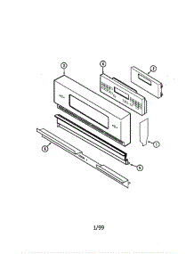 Control Panel parts for Jenn-Air Oven W30400PV from AppliancePartsPros.com