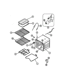 Oven parts for Jenn-Air Oven W30400PV from AppliancePartsPros.com