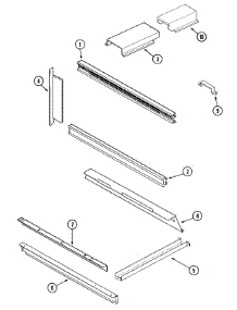06 - Microwave Trim & Mounting (Ser. 14) parts for Jenn-Air Oven WM27260B from AppliancePartsPros.com