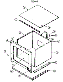 02 - Body (Lower) parts for Jenn-Air Oven WM2720B from AppliancePartsPros.com