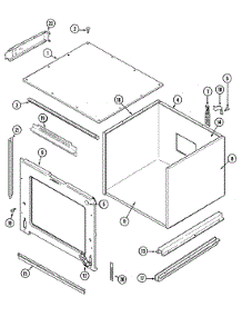 04 - Body parts for Jenn-Air Oven WW27210PG from AppliancePartsPros.com