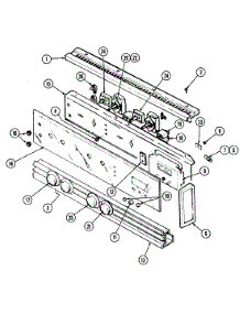 04 - Control Panel parts for Jenn-Air Oven WW2750B from AppliancePartsPros.com