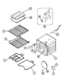 05 - Oven parts for Jenn-Air Oven WW27210W from AppliancePartsPros.com