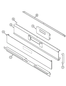 02 - Control Panel parts for Jenn-Air Oven WW27430B from AppliancePartsPros.com