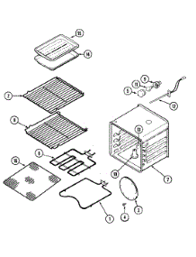 05 - Oven parts for Jenn-Air Oven JJW8630AAB from AppliancePartsPros.com