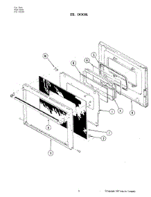 04 - Door (Upper) parts for Jenn-Air Oven WG200 from AppliancePartsPros.com