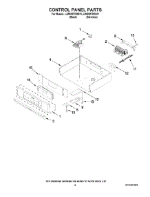 04 - Control Panel Parts parts for Jenn-Air Oven JJW9327DDB11 from AppliancePartsPros.com