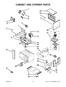 05 - Cabinet And Stirrer Parts parts for Jenn-Air Oven JMW2427WB01 from AppliancePartsPros.com