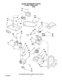 09 - Oven Interior Parts parts for Maytag Oven JMW8530DAW29 from AppliancePartsPros.com