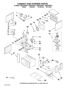 05 - Cabinet And Stirrer Parts parts for Maytag Oven JMW3430WS01 from AppliancePartsPros.com