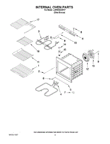 05 - Internal Oven Parts parts for Maytag Oven JJW9830DDR17 from AppliancePartsPros.com