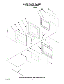 02 - Oven Door Parts parts for Maytag Oven JMW9530DAB29 from AppliancePartsPros.com