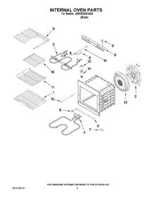 03 - Internal Oven Parts parts for Maytag Oven JMW9530DAB29 from AppliancePartsPros.com