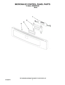 05 - Microwave Control Panel Parts parts for Maytag Oven JMW9530DAB29 from AppliancePartsPros.com