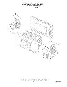 08 - Latch Board Parts parts for Maytag Oven JMW9530DAB29 from AppliancePartsPros.com