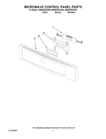 05 - Microwave Control Panel Parts parts for Maytag Oven JMW8530DAQ28 from AppliancePartsPros.com