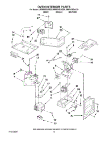 09 - Oven Interior Parts parts for Maytag Oven JMW8530DAQ28 from AppliancePartsPros.com