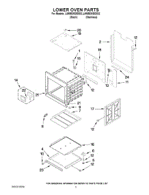 02 - Lower Oven Parts parts for Maytag Oven JJW9630DDB32 from AppliancePartsPros.com