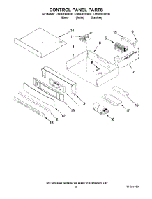 06 - Control Panel Parts parts for Maytag Oven JJW8630DDB30 from AppliancePartsPros.com