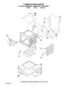 02 - Lower Oven Parts parts for Maytag Oven JJW8630DDW30 from AppliancePartsPros.com