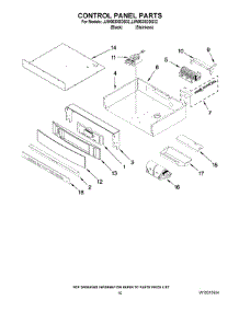 06 - Control Panel Parts parts for Maytag Oven JJW9630DDB32 from AppliancePartsPros.com