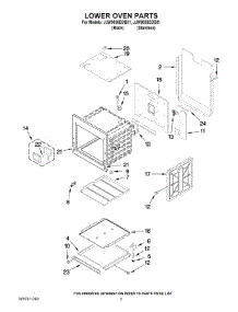 02 - Lower Oven Parts parts for Maytag Oven JJW9830DDB31 from AppliancePartsPros.com