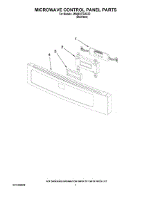 05 - Microwave Control Panel Parts parts for Maytag Oven JMW9527DAS30 from AppliancePartsPros.com