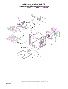 05 - Internal Oven Parts parts for Maytag Oven JJW9627DDW30 from AppliancePartsPros.com