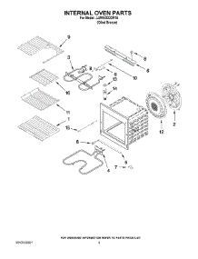 03 - Internal Oven Parts parts for Maytag Oven JJW9530DDR15 from AppliancePartsPros.com