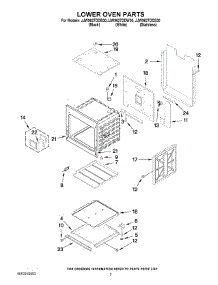 02 - Lower Oven Parts parts for Maytag Oven JJW9627DDB30 from AppliancePartsPros.com
