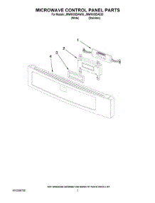 05 - Microwave Control Panel Parts parts for Maytag Oven JMW9530DAS30 from AppliancePartsPros.com