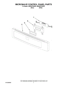 05 - Microwave Control Panel Parts parts for Maytag Oven JMW9527DAW29 from AppliancePartsPros.com