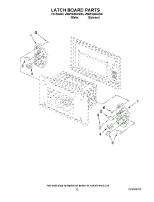 08 - Latch Board Parts parts for Maytag Oven JMW9530DAW30 from AppliancePartsPros.com