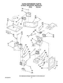 09 - Oven Interior Parts parts for Maytag Oven JMW9530DAW30 from AppliancePartsPros.com