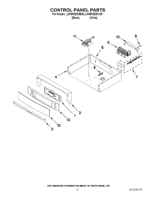 04 - Control Panel Parts parts for Maytag Oven JJW9530DDB30 from AppliancePartsPros.com