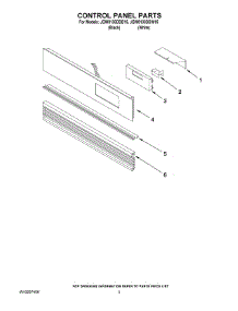 02 - Control Panel Parts parts for Maytag Oven JGW8130DDB15 from AppliancePartsPros.com