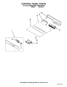 04 - Control Panel Parts parts for Maytag Oven JMW2330WS00 from AppliancePartsPros.com