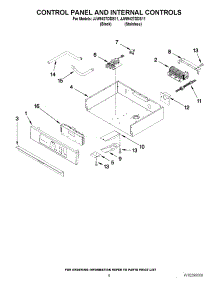 05 - Control Panel And Internal Controls parts for Maytag Oven JJW9427DDB11 from AppliancePartsPros.com