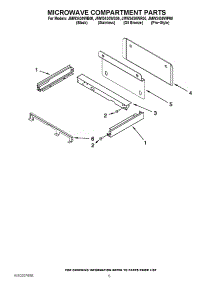 06 - Microwave Compartment Parts parts for Maytag Oven JMW3430WS00 from AppliancePartsPros.com